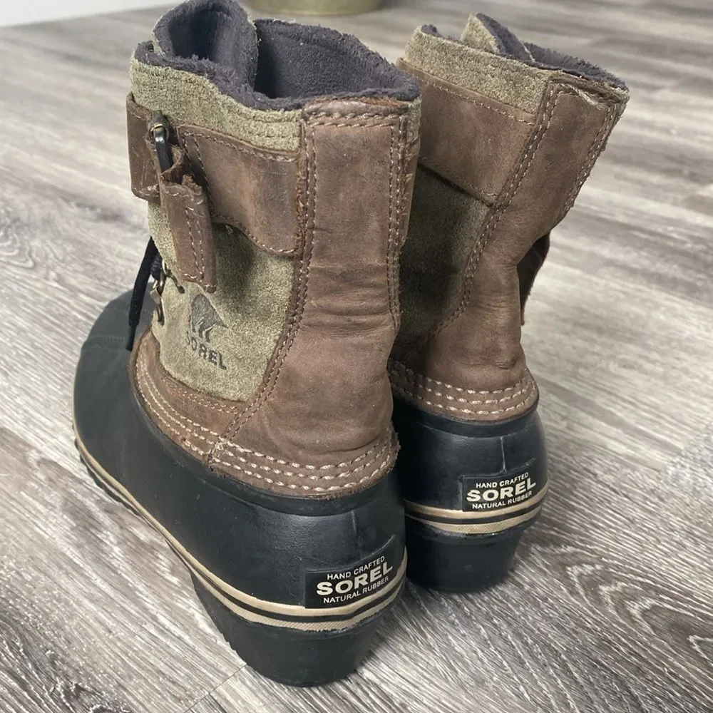 Sorel leather camo